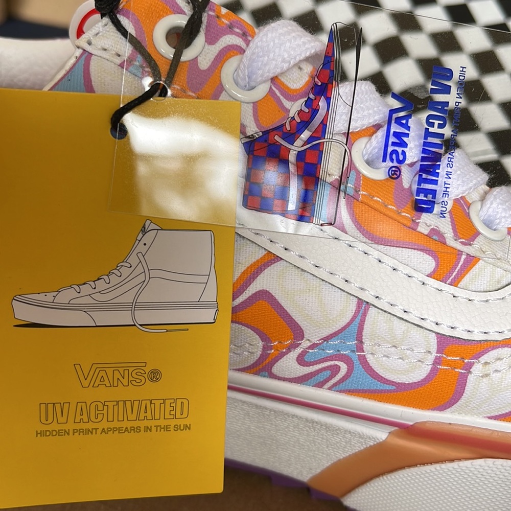 Vans Old Skool Stacked UV Ink Peace Men’s sneakers-platforms - Picture 16 of 16